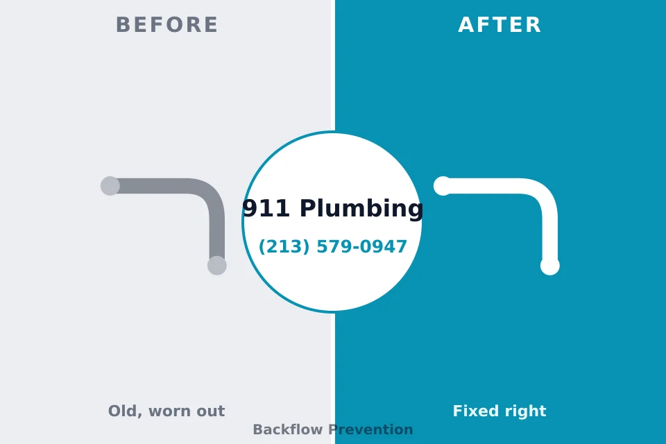 Before and after: plumbing repair Lewisburg, TN